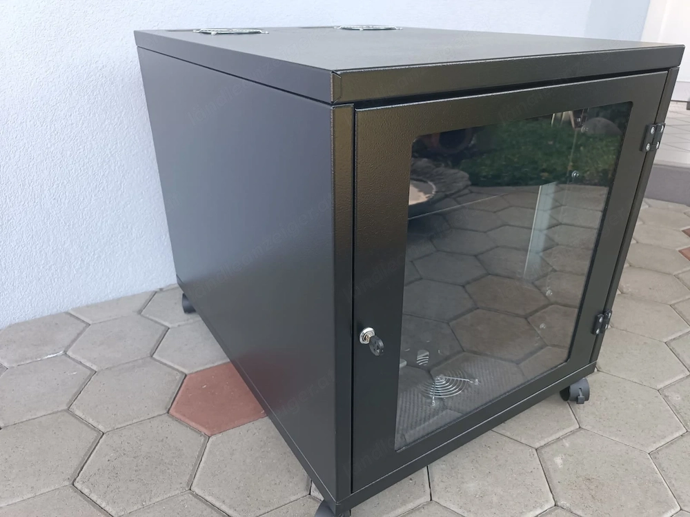 Serverschrank mit Glastür (BxTxH) 600mmx800mmx600mm