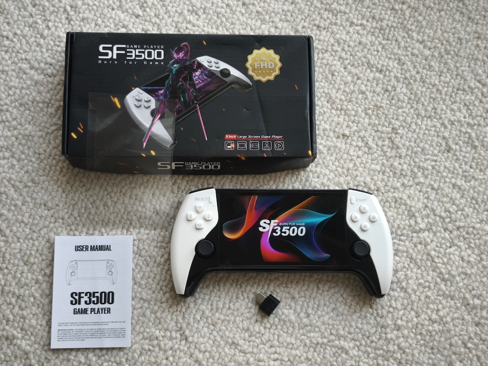 Hochwertige Retro-Handheld-Spielekonsole SF3500 5  Display 64GB