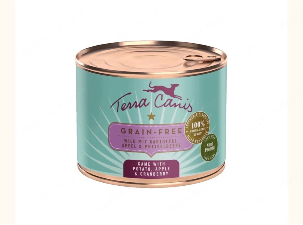 Terra Canis Nassfutter-Paket   Getreidefrei   24 Dosen   200g