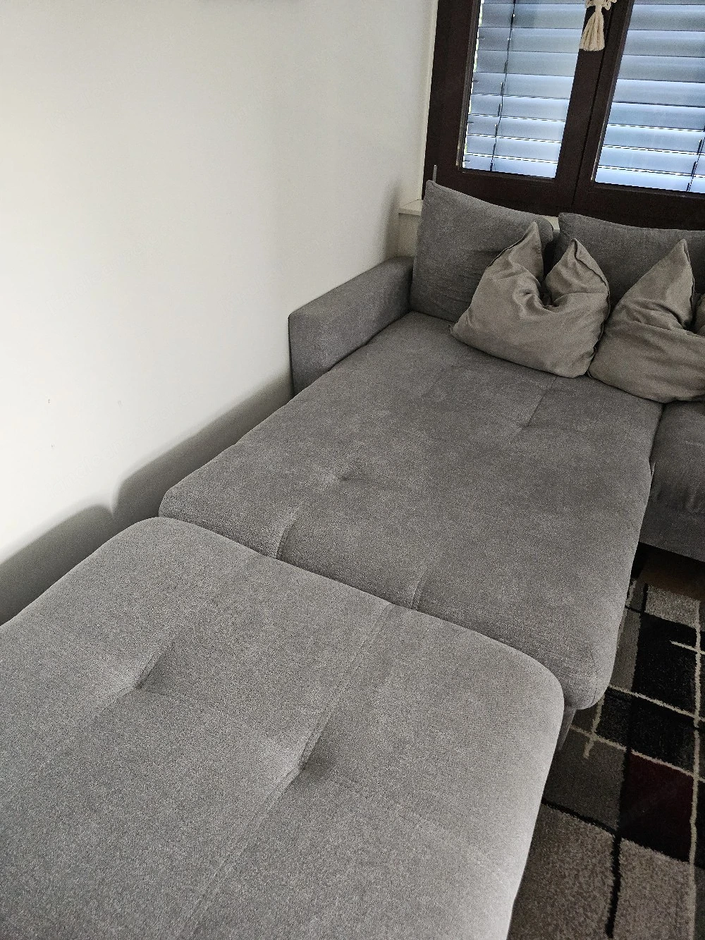 Eckcouch, grau