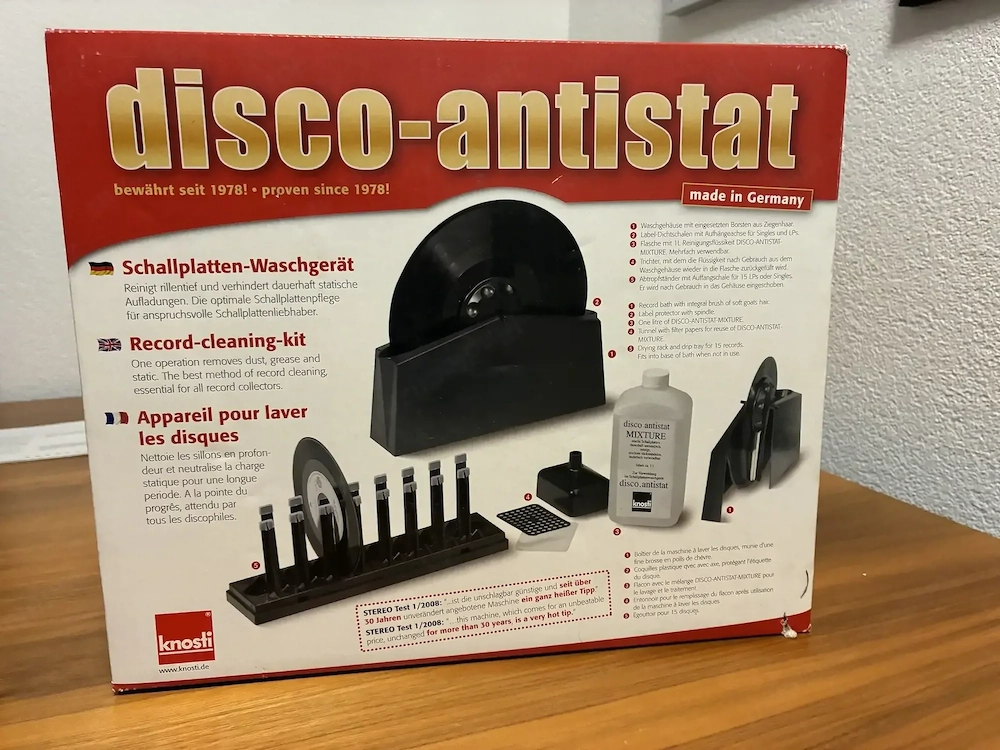 Schallplattenreinigungsgerät Knosti Disco-Antistat 