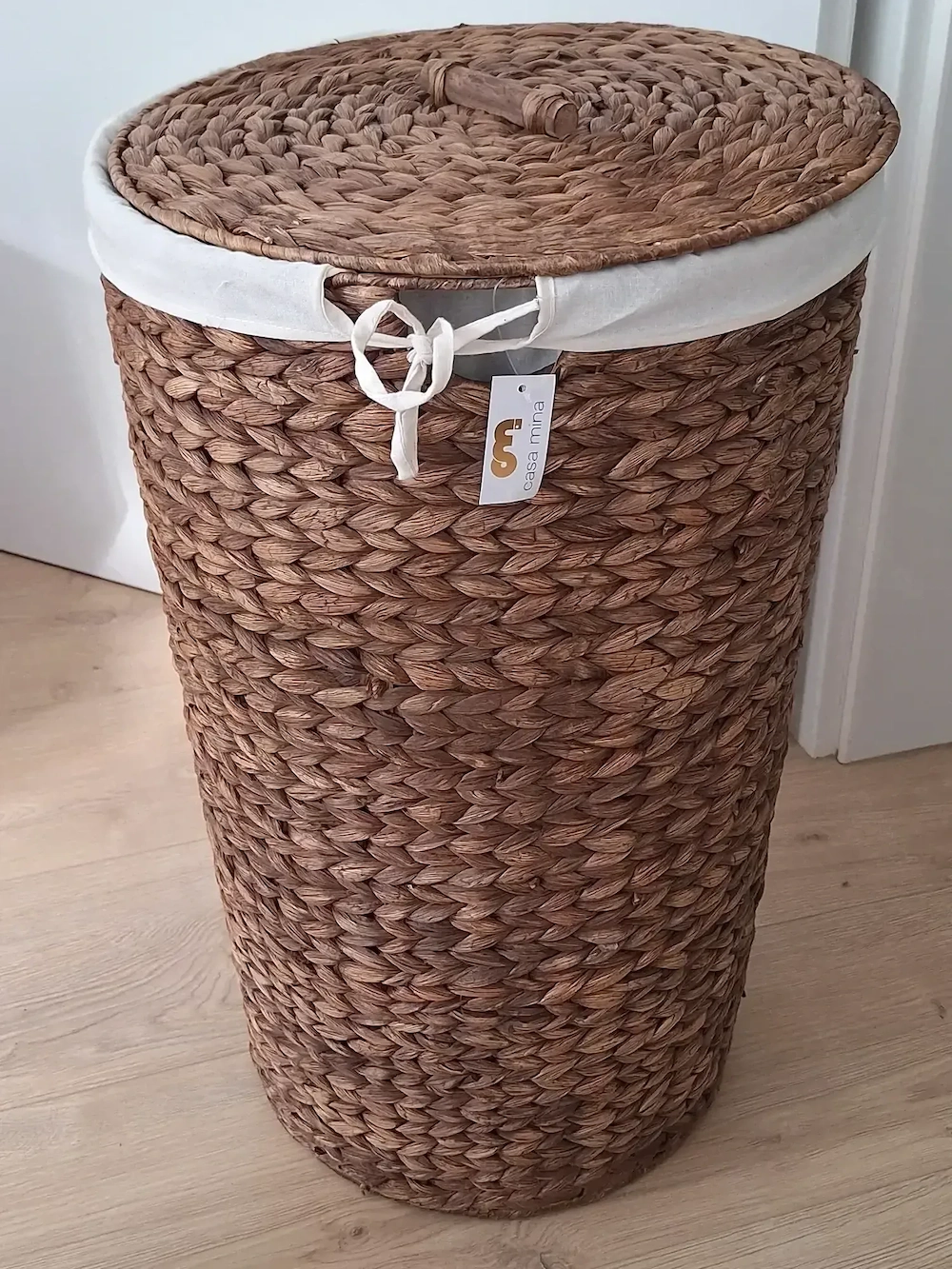 Neuer Familien-Wäschekorb mit Deckel D30 x H70cm