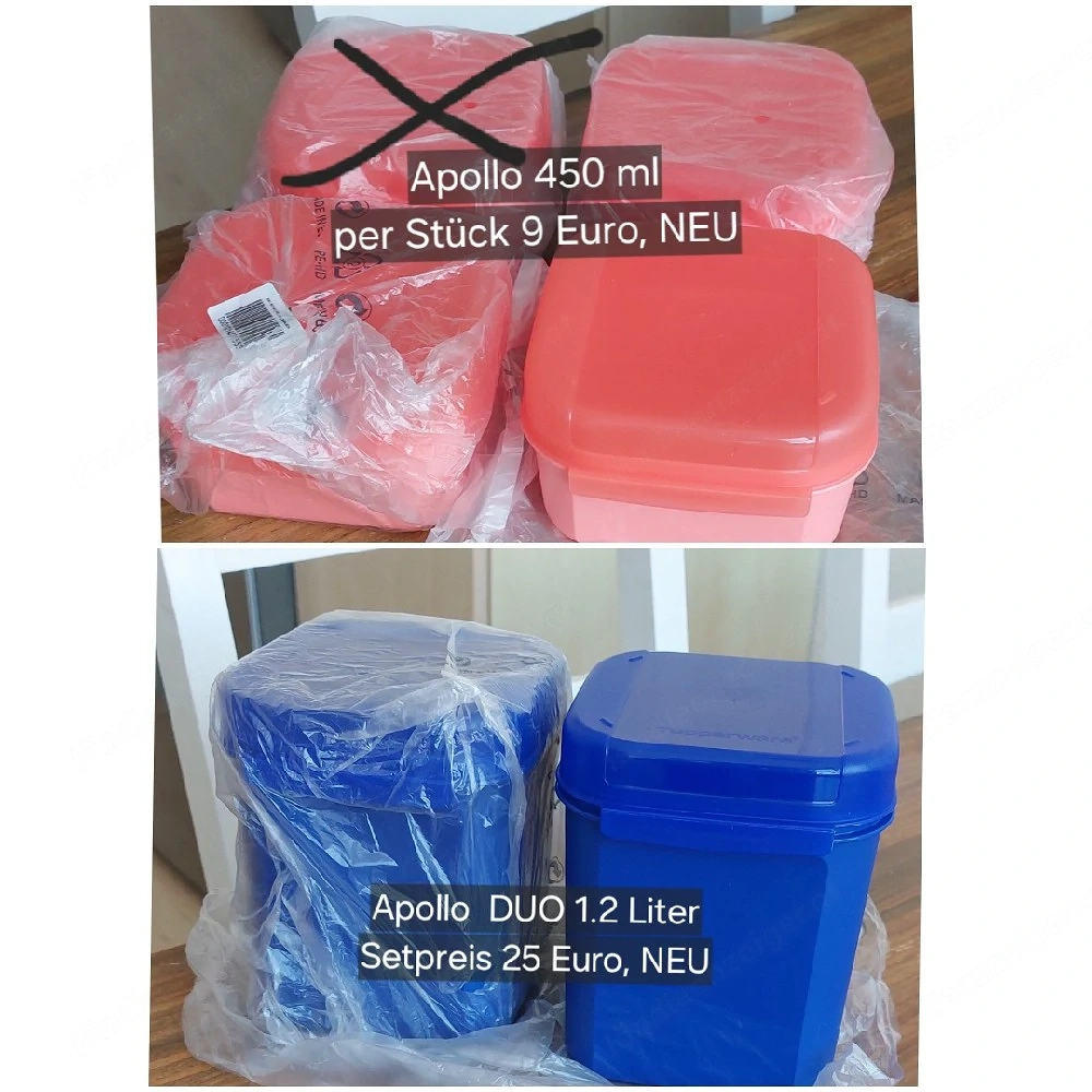 Apollo Tupperware NEU AB