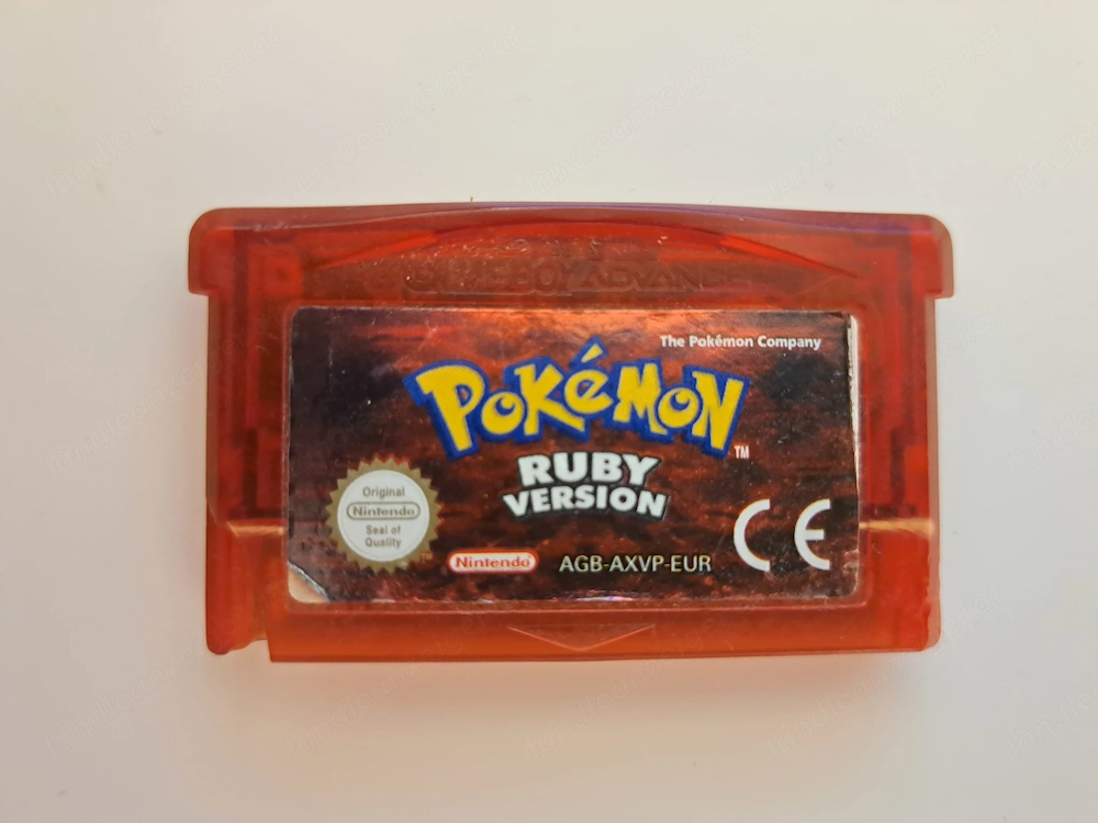 Pokémon Ruby Version für Game Boy Advance - Englische Ausgabe - Getestet