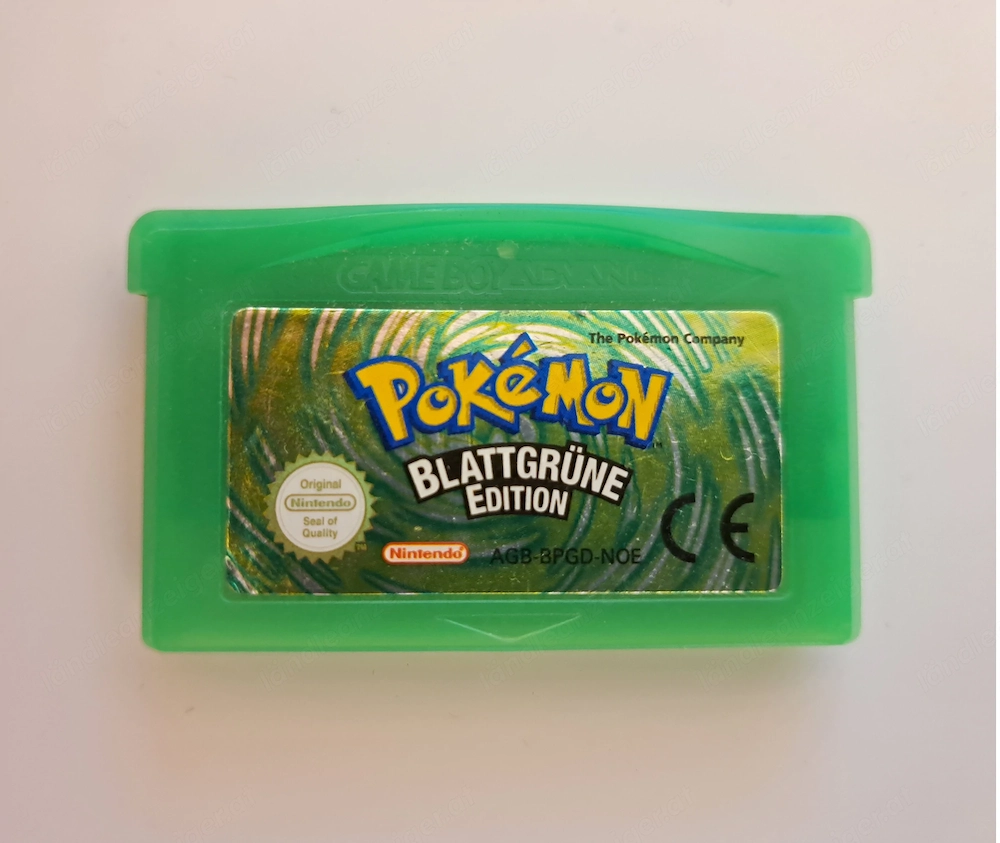 Pokémon Blattgrüne Edition für Game Boy Advance - Original & Getestet - Deutsch