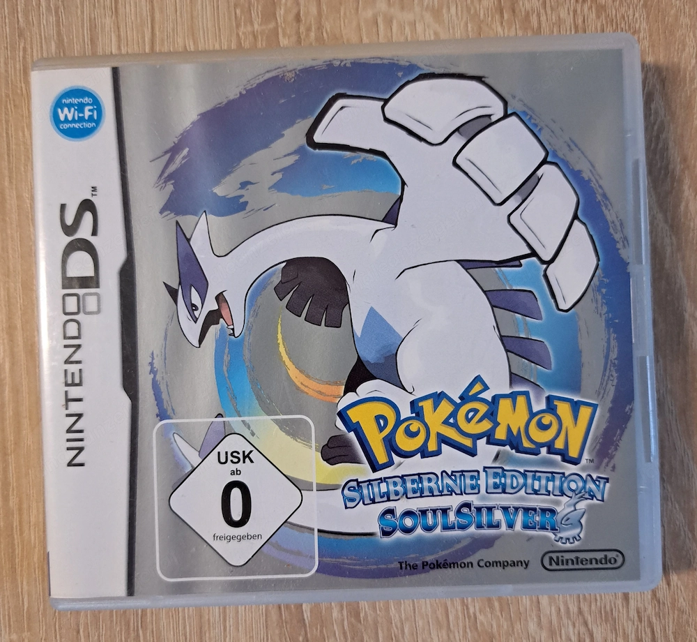 Pokémon Silberne Edition SoulSilver Nintendo DS Spiel Komplett in OVP mit Anleitung