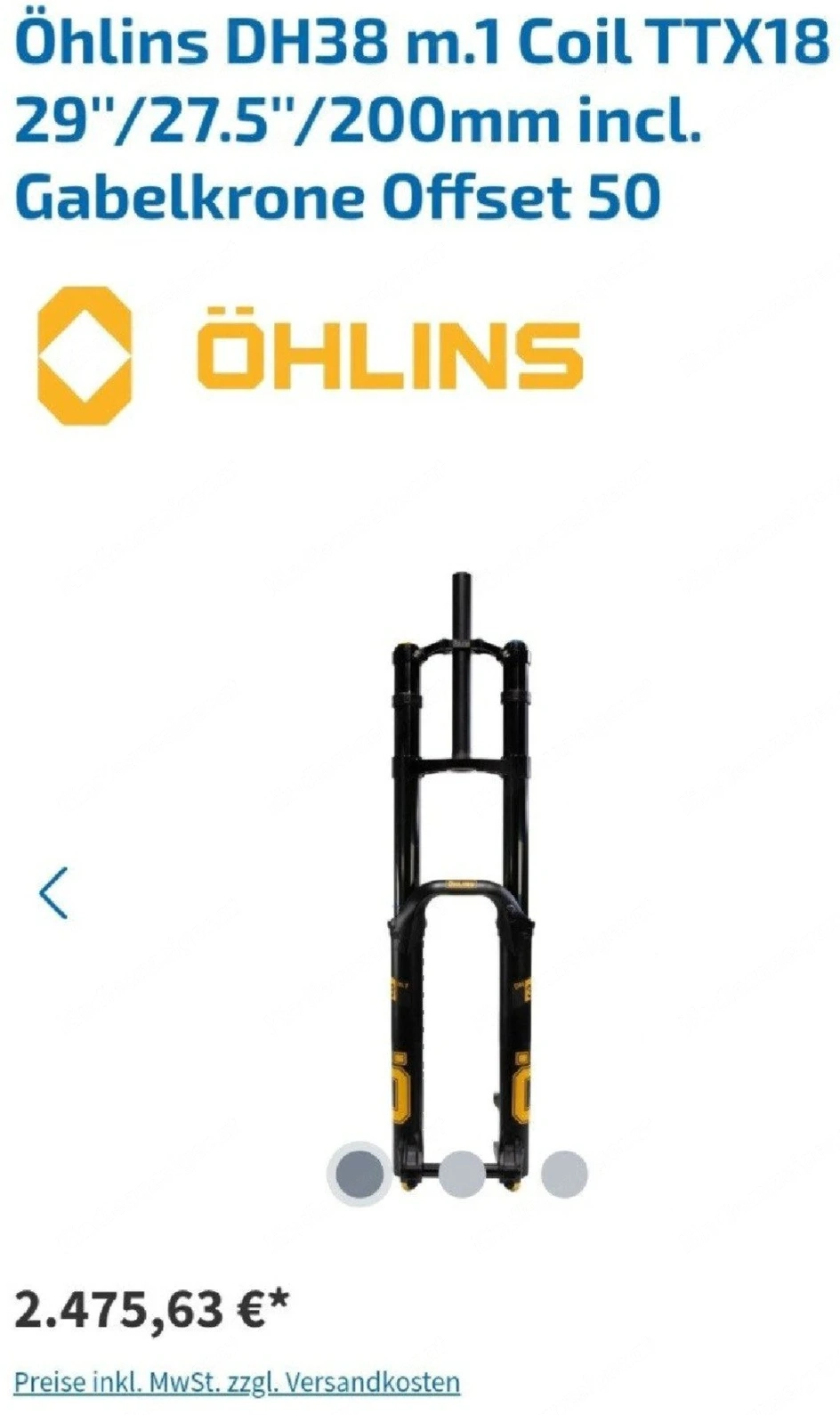 Öhlins DH38 m.1 Coil TTX18