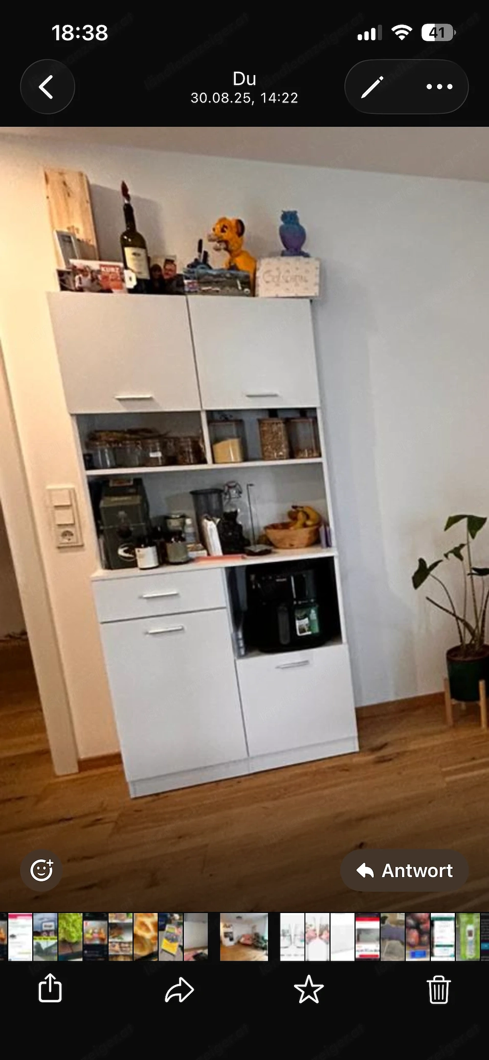 Küchenschrank, Hochschrank