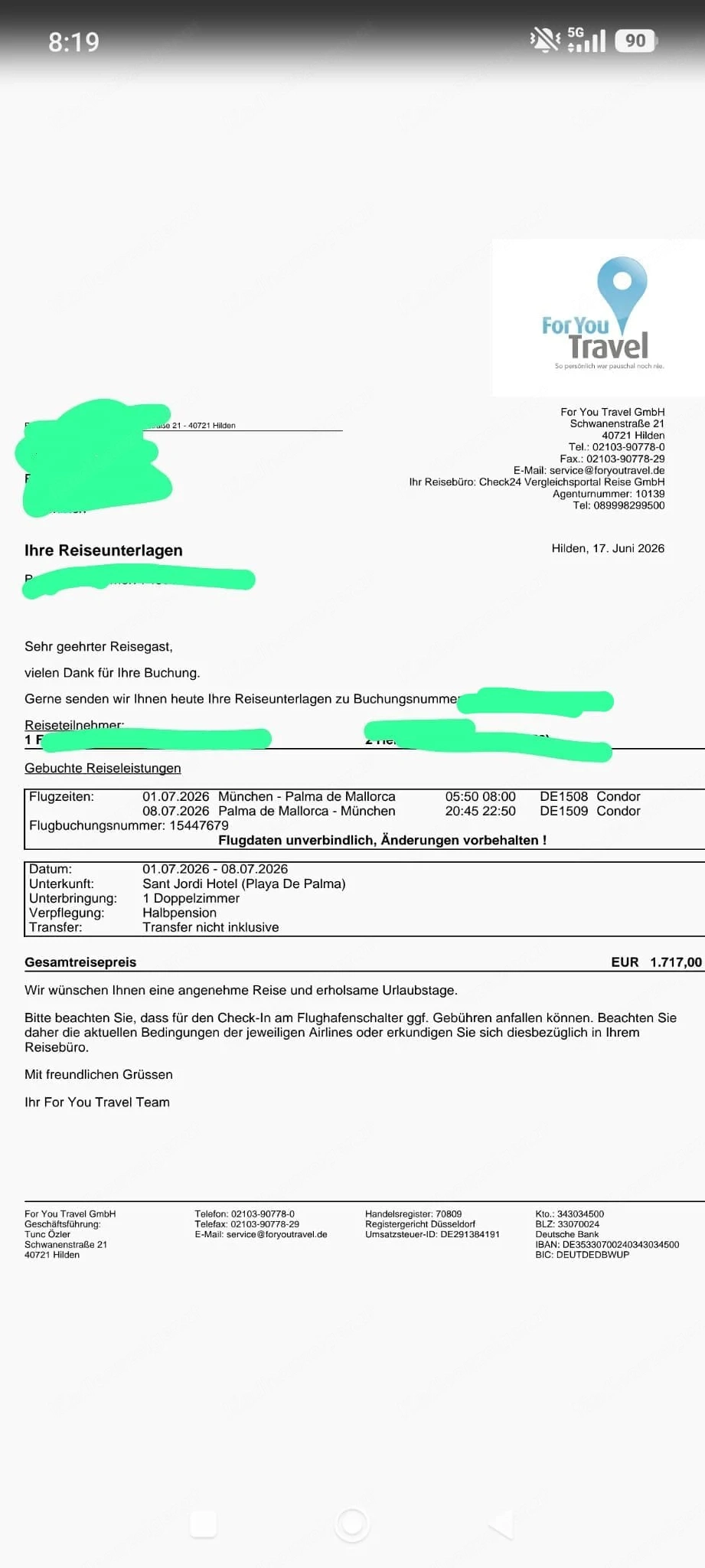Urlaub zu vergeben 