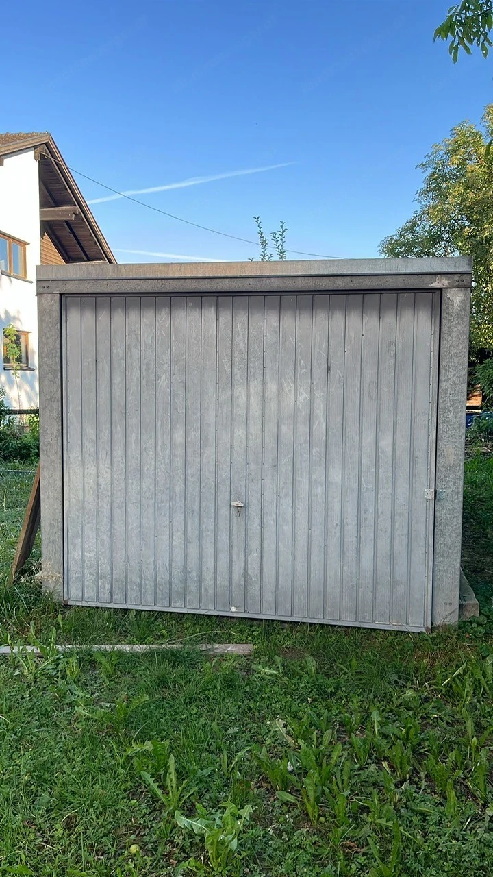 Blechgarage, 550 cm x 275 cm