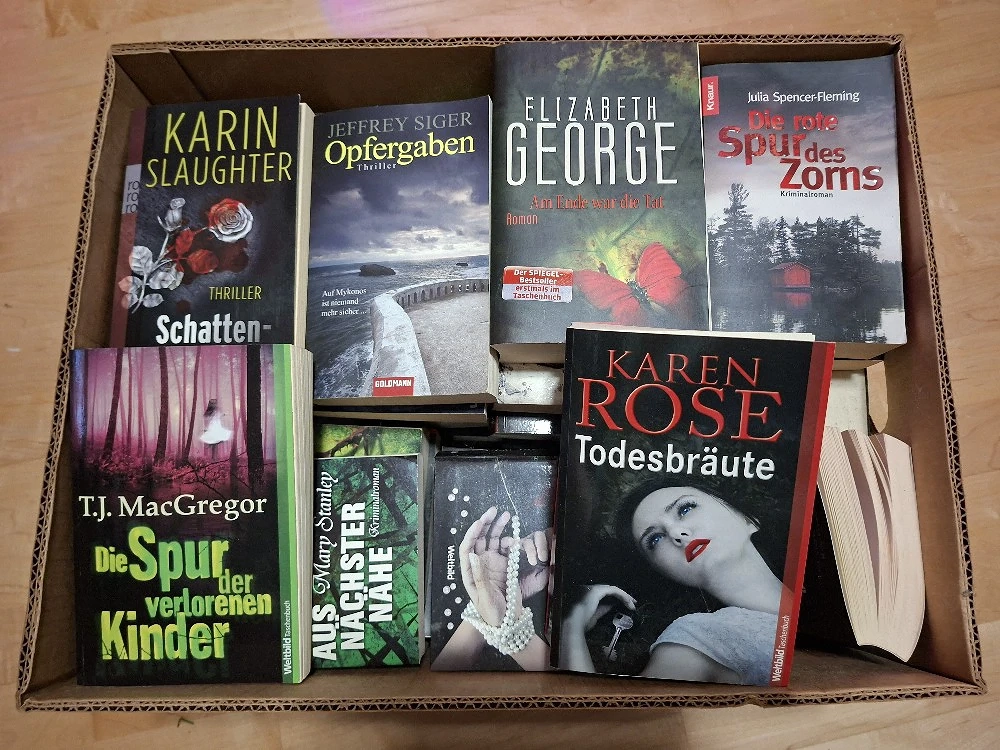 Diverse Krimis und Thriller