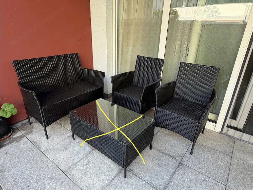 Balkon Set ohne Tisch 