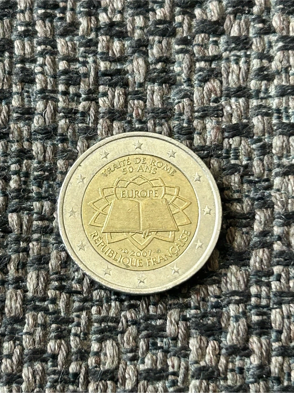 2 Euro Umlaufmünze Frankreich 2007