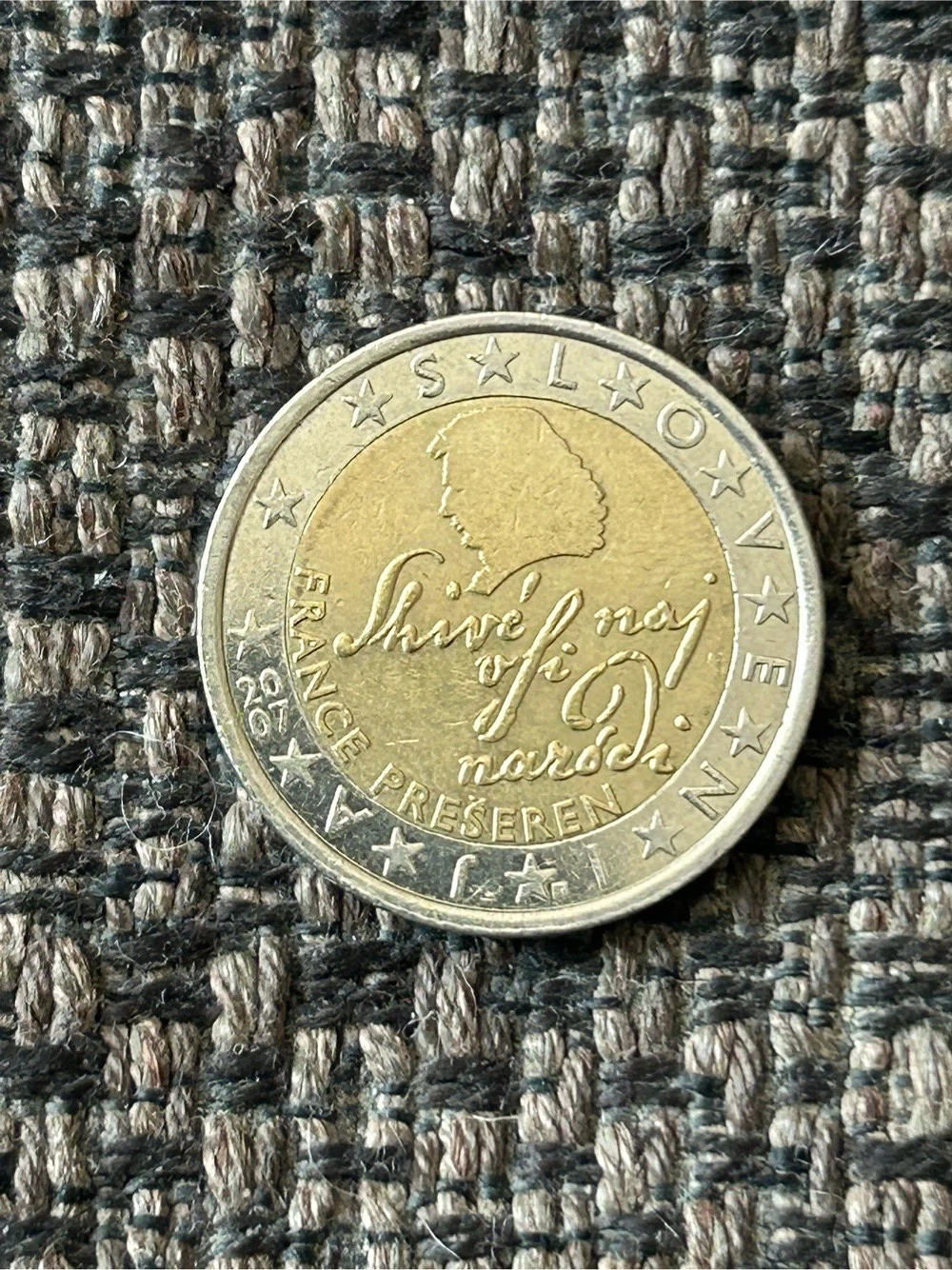 2 Euro Umlaufmünze Slowenien 2007