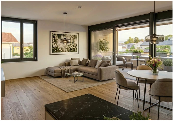 Wunderschöne, neuwertige 3-Zimmer-Wohnung, 77,56 qm in Fußach, Liebera