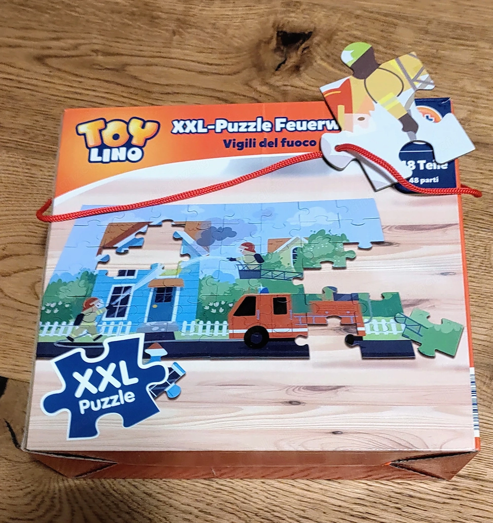 TOYLINO XXL-Puzzle Feuerwehr 