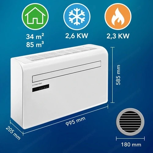 Klimagerät Trotec PAC-W 2650 SH NEU!!!