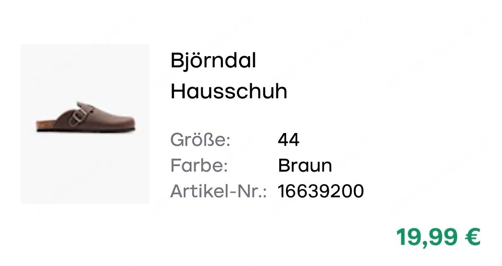 Neue Björndal Hausschuhe Gr.44