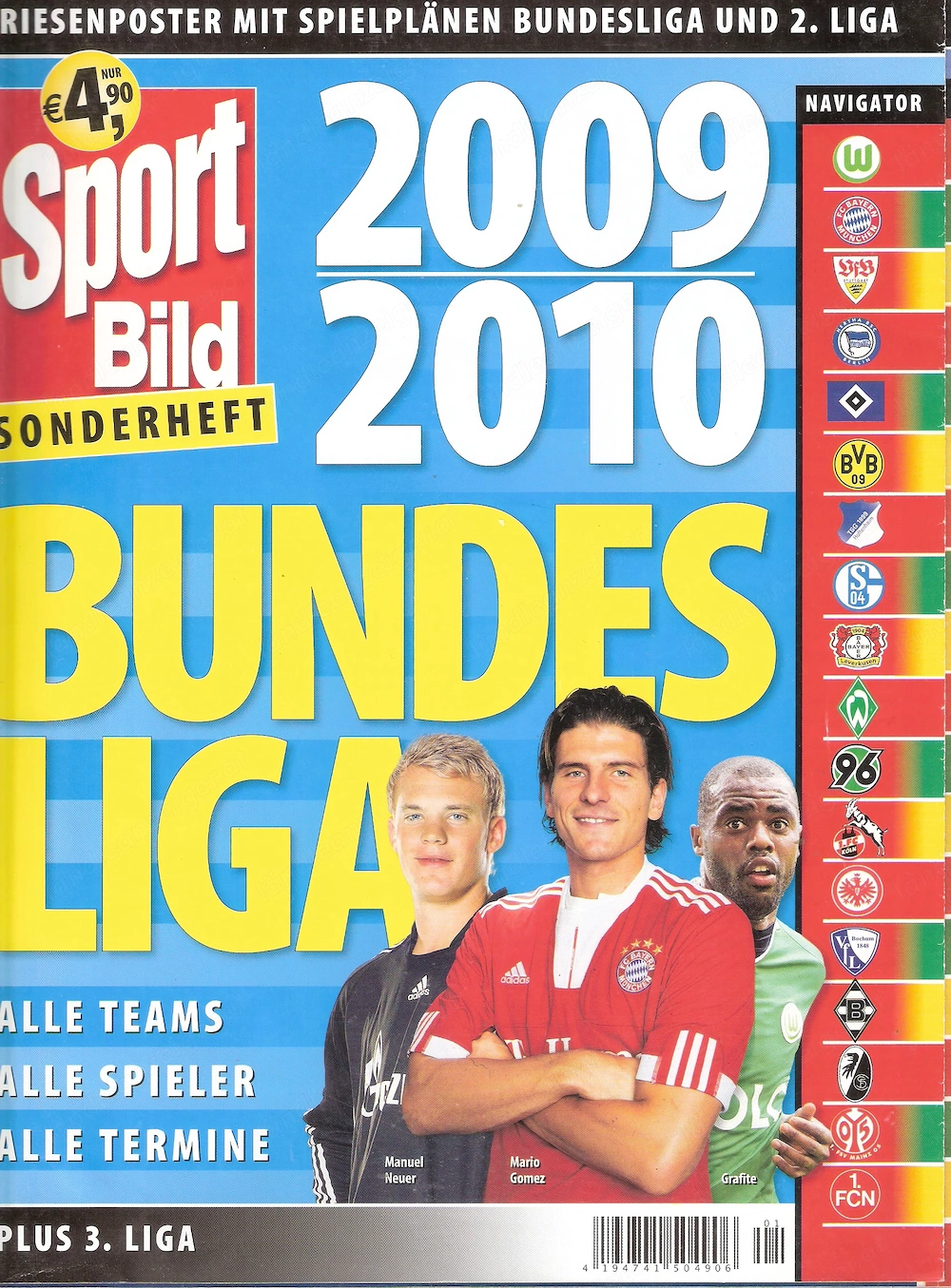 Zeitschriften; Sport Bild Sonderhefte zu Bundesliga-Saisonen