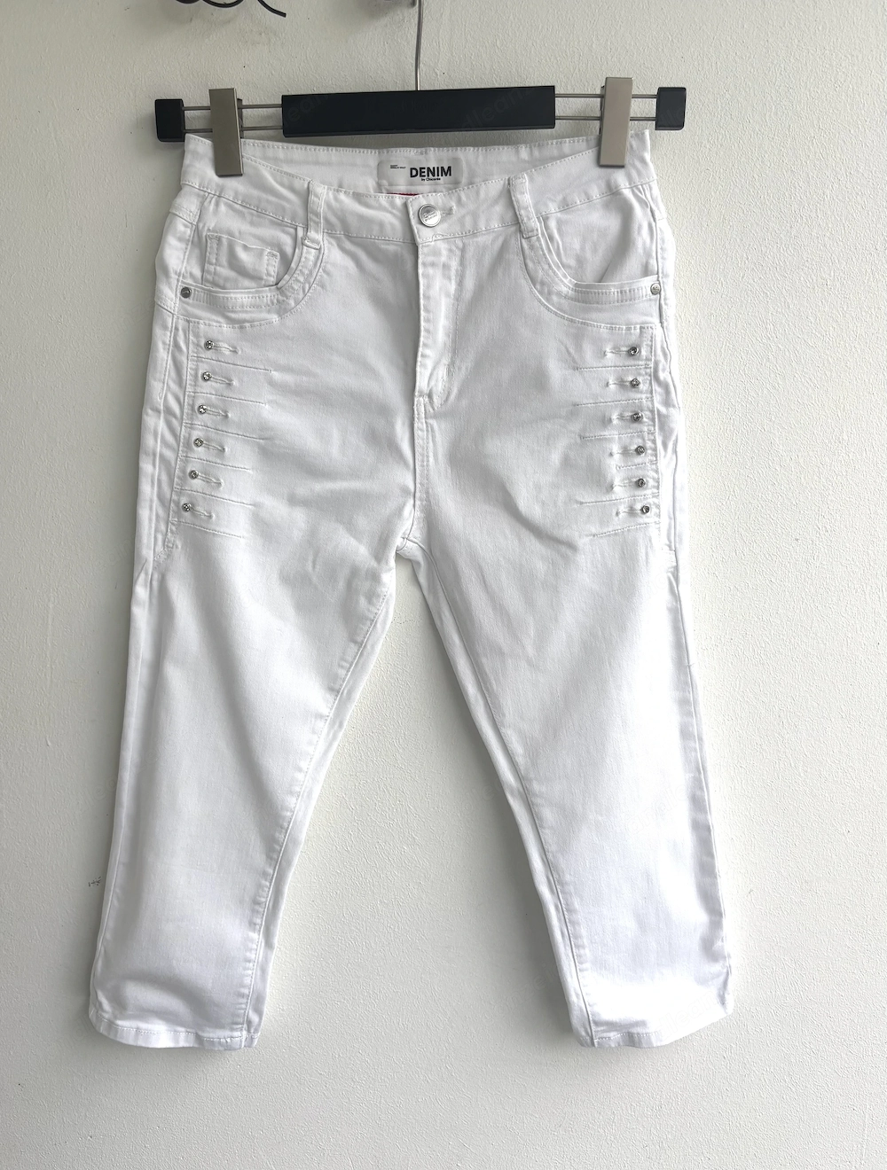 Weiße Damen 7 8 Hose von Denim by Chicoree