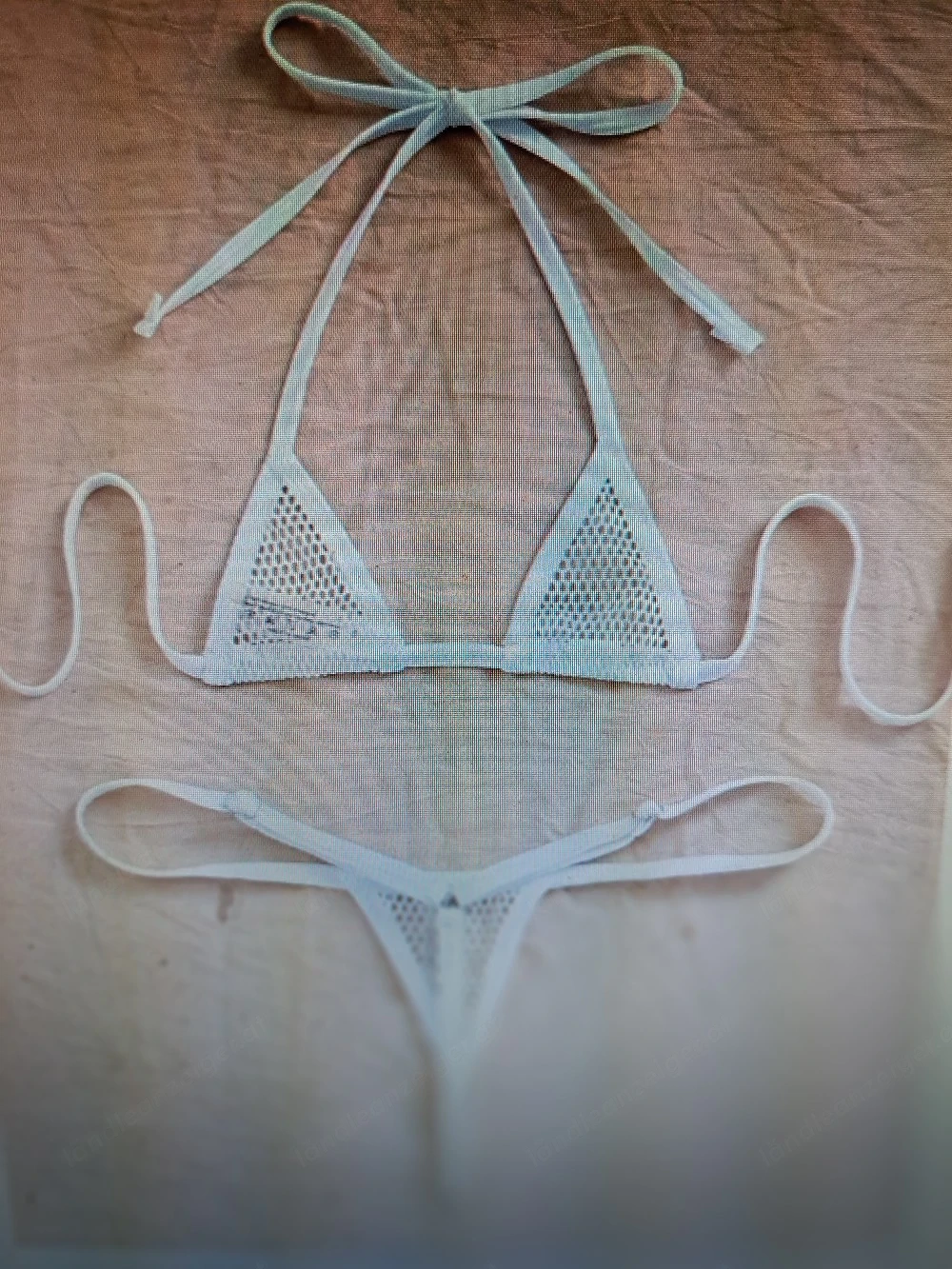 durchsichtige bikini Gr.36