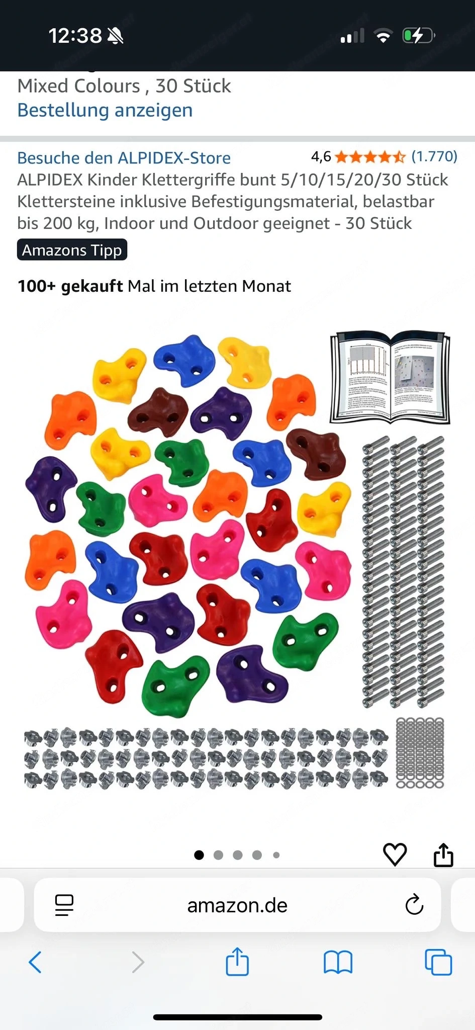 Kinderklettergriffe