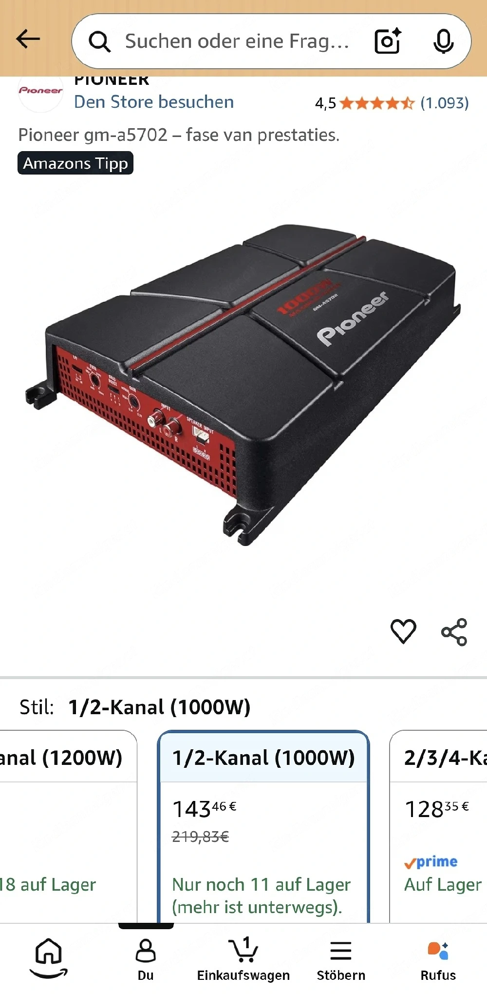 Pionier Verstärker