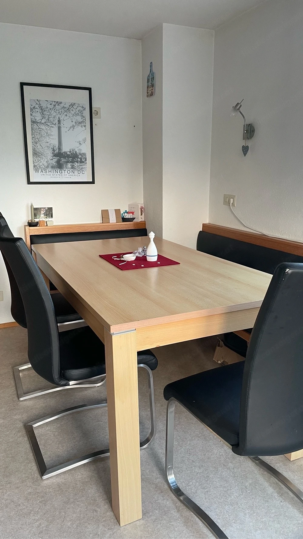 Küchentisch aus Holz inkl. Eckbank