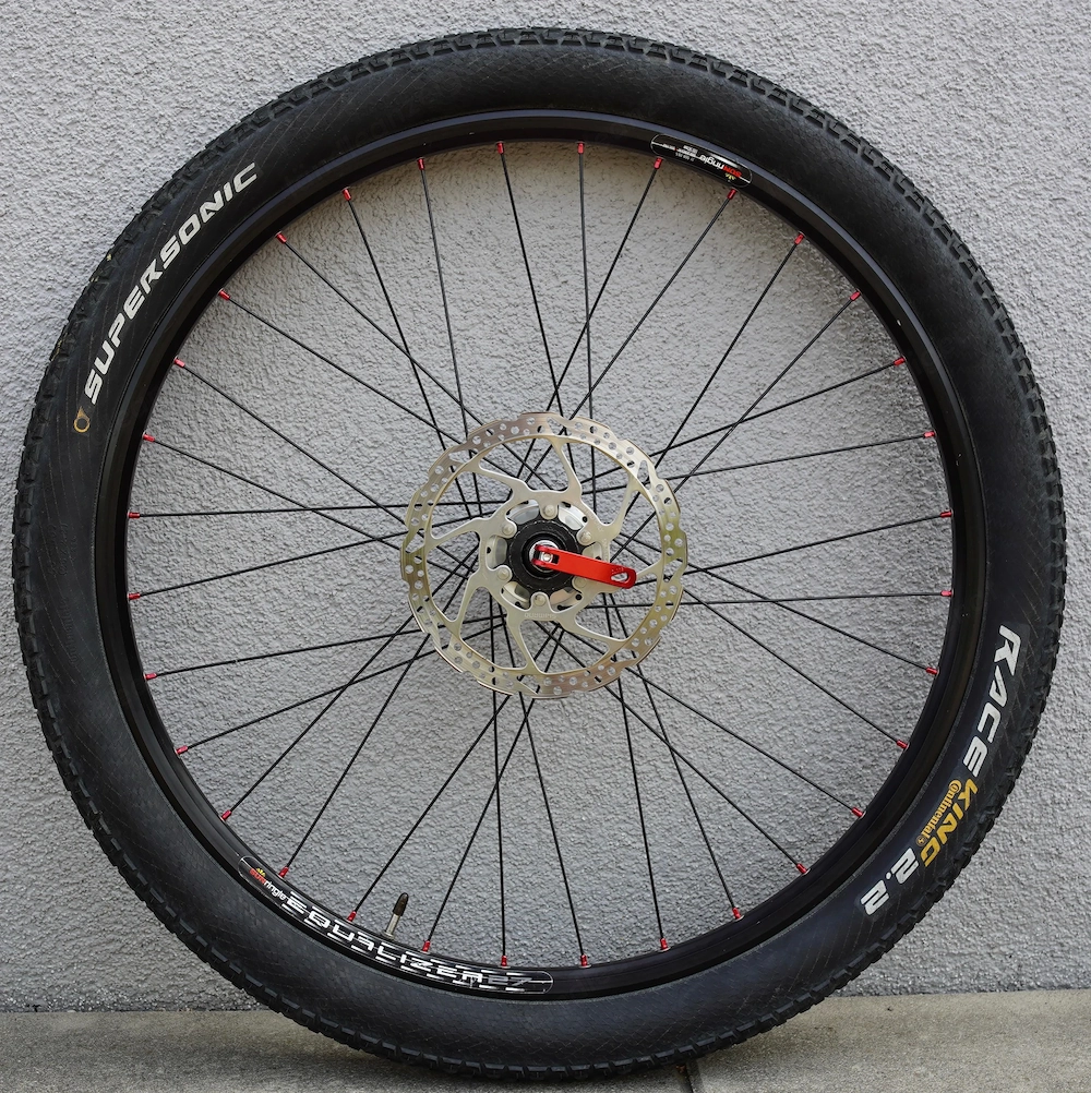 26 Zoll Vorderrad mit Shimano Nabendynamo DH-3D80