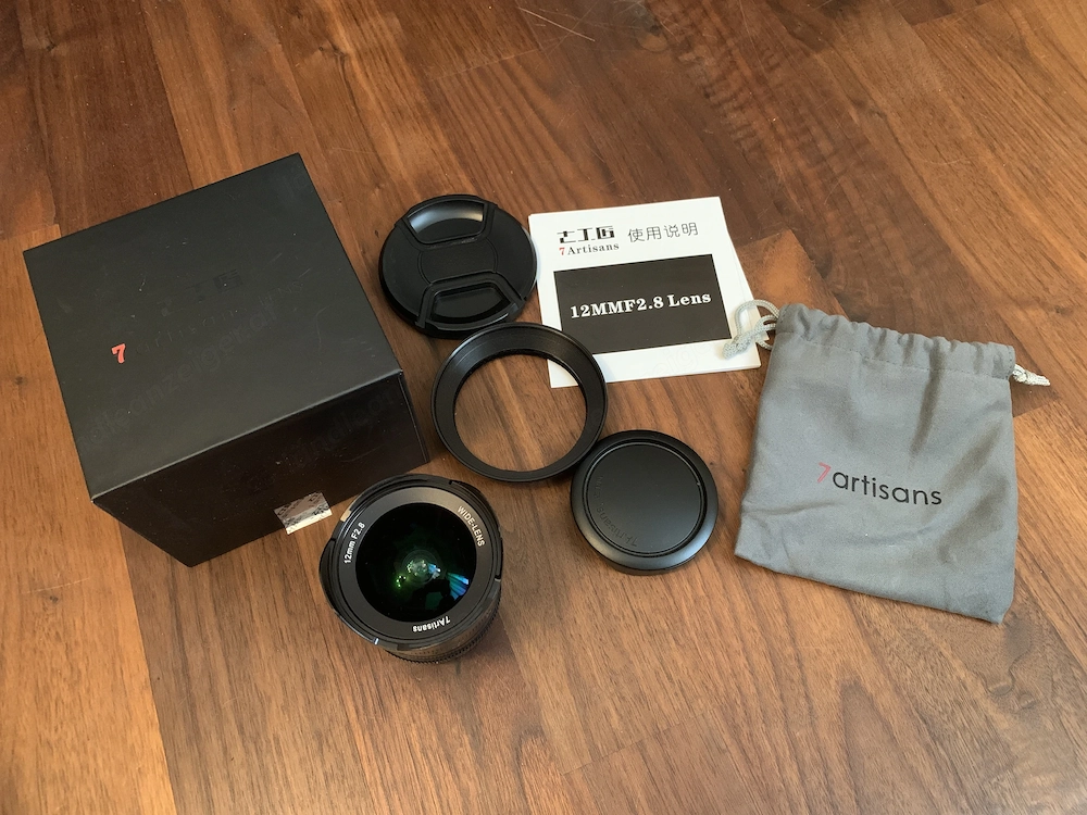  7 Artisans 12mm F2.8 Objektiv mit F-Mount (Fuji)