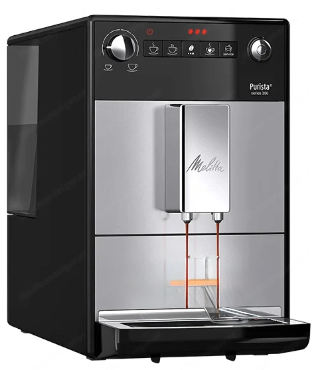 Melitta Purista Series300 Kaffeevollautomat Silber gebraucht 