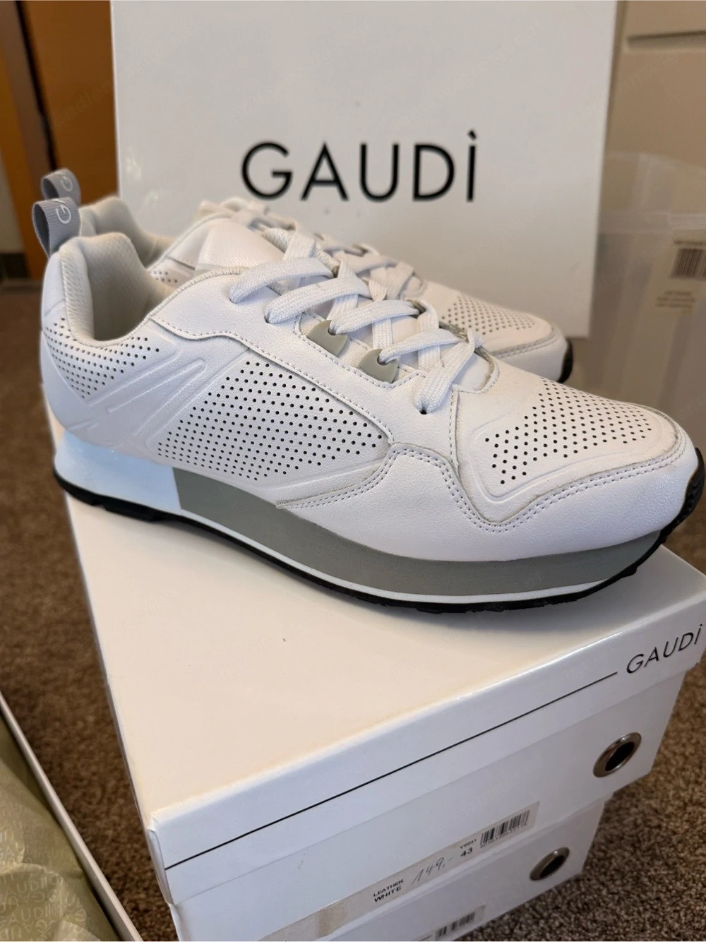 marken Herren, echt leder Sneaker neu gr. 42 43 44 