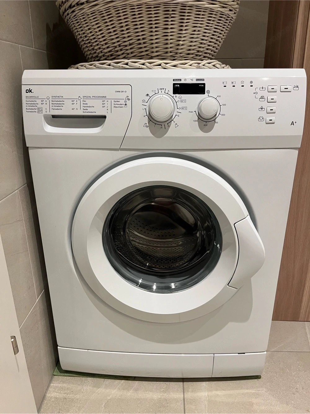 Einwandfrei funktionierende Waschmaschine der Marke OK OWM 261-D zu verkaufen!