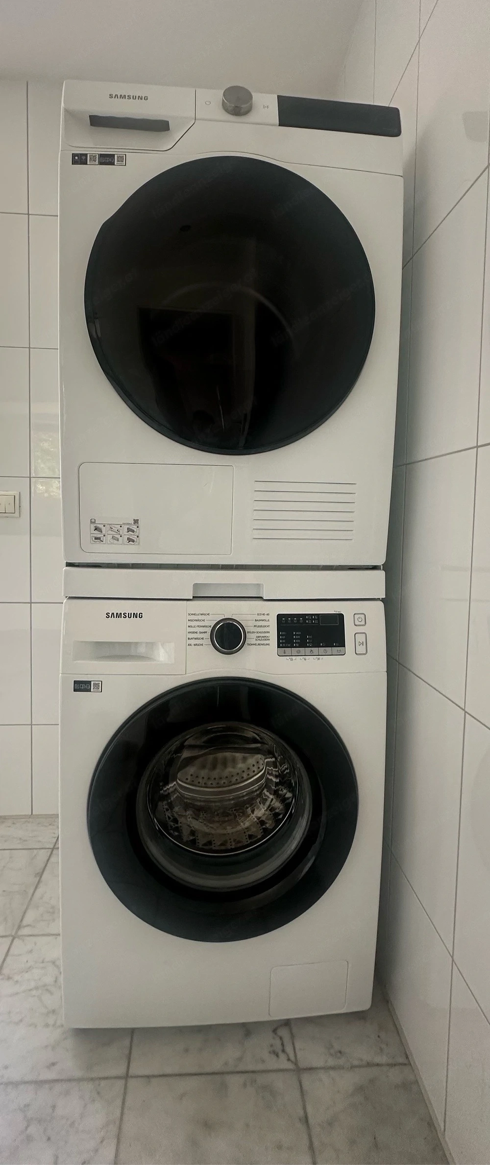 Waschmaschine und Wärmepumpentrockner Kombi