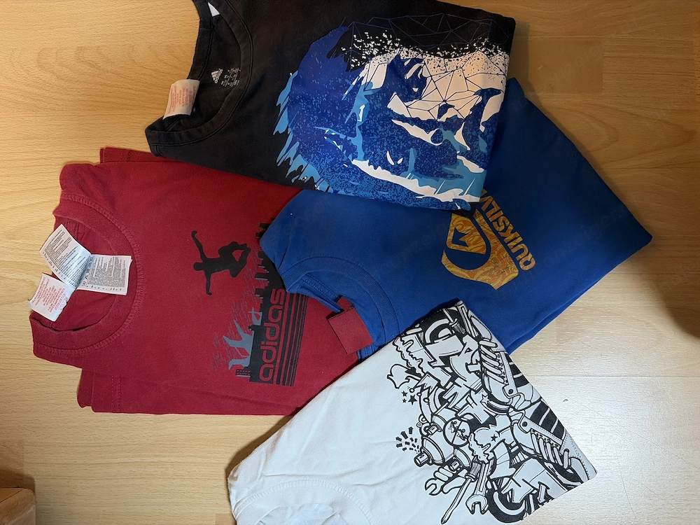 Adidas und Quiksilver T Shirts 