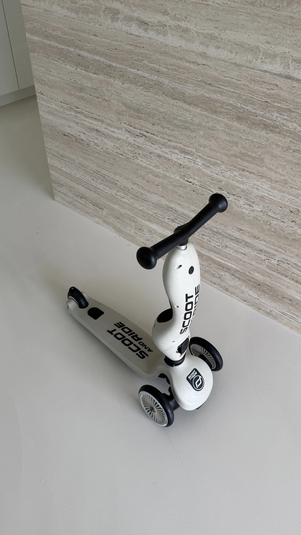 scoot & ride - Beige - 2-in-1 Laufrad & Roller