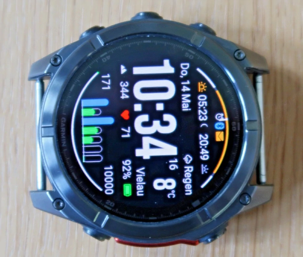 Carmin Fenix 8 Amoled premium Multisports uhr mit armbandFunktioniert einwandfrei