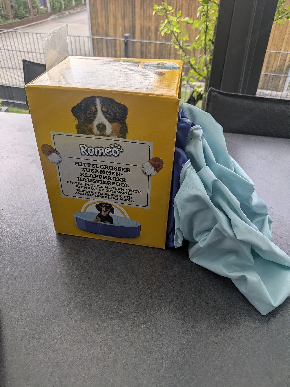 Hundpool , agility Sprungring Hund