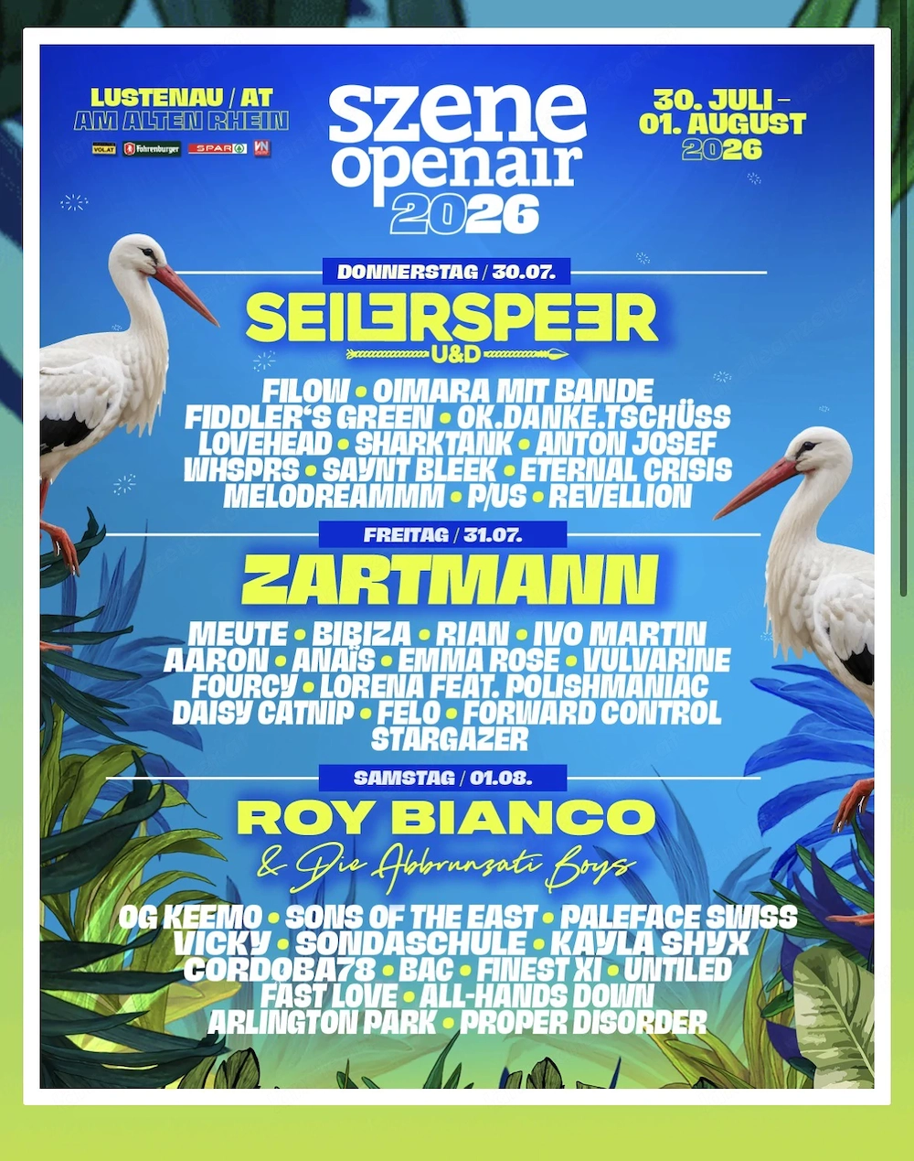 Szene openair Festivalpass Do-Sa