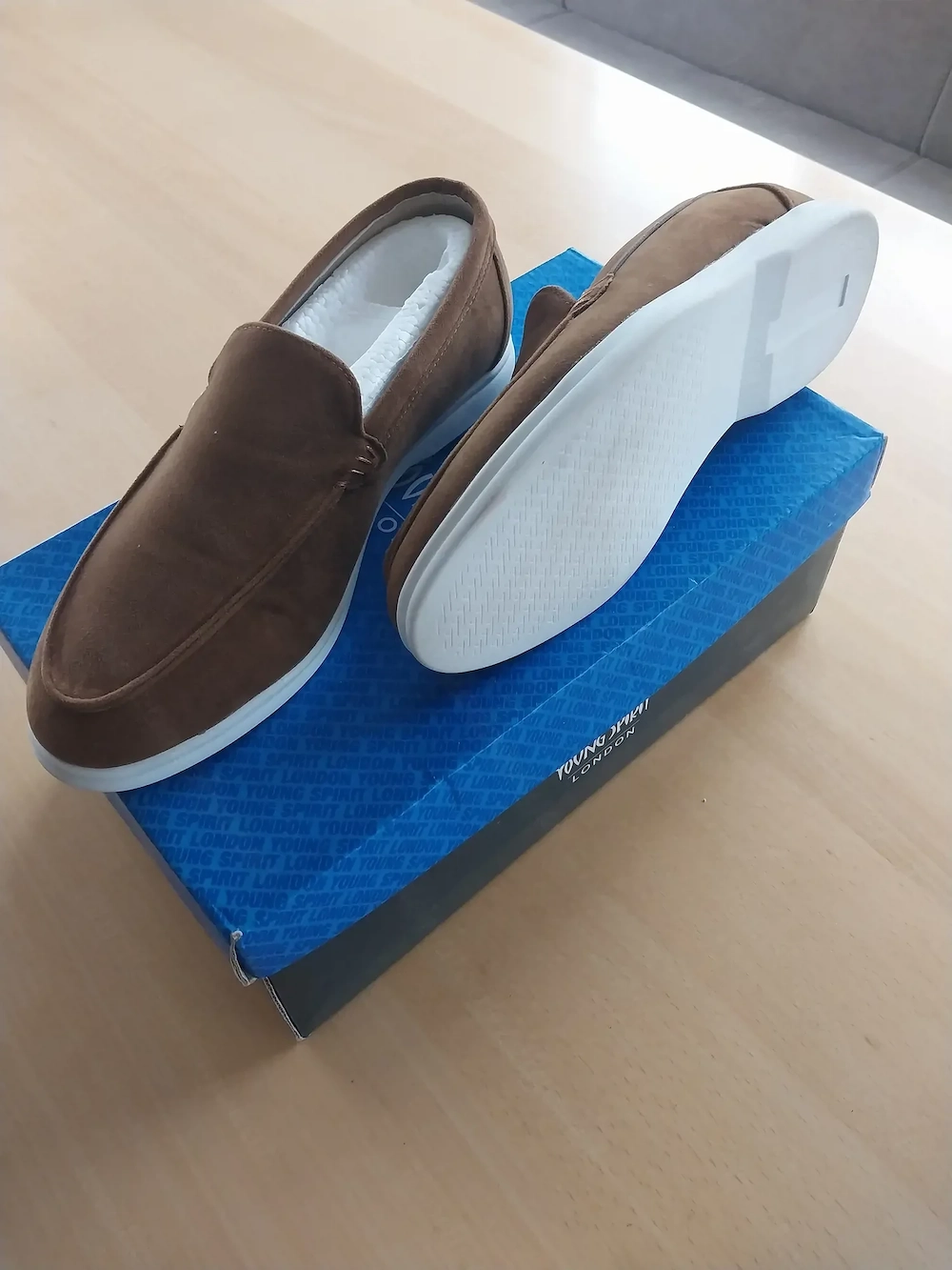herren schuhe neu Gr, 42 wiltleder  braun mit karton, 29,00  