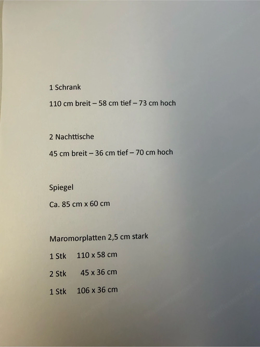 alte Schlafzimmermöbel