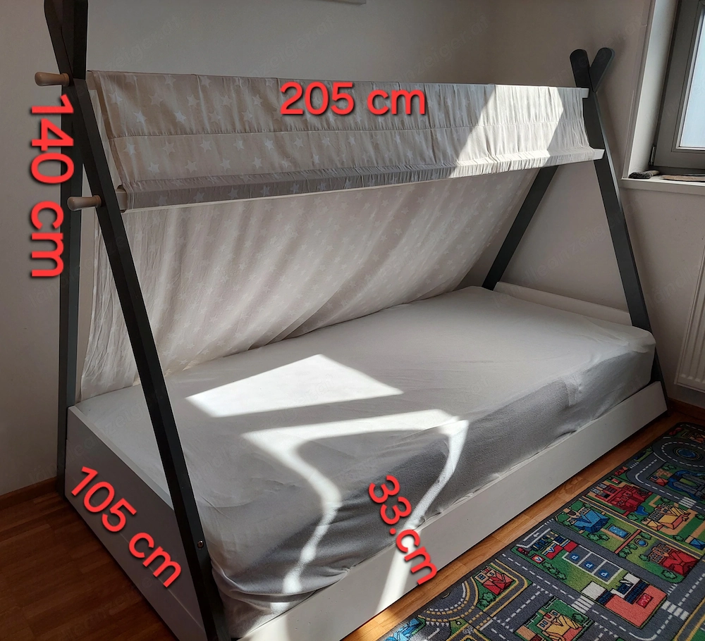 Kinderbett Tipi