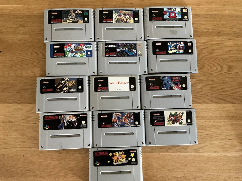 Verschiedene Super Nintendo Spiele Snes 