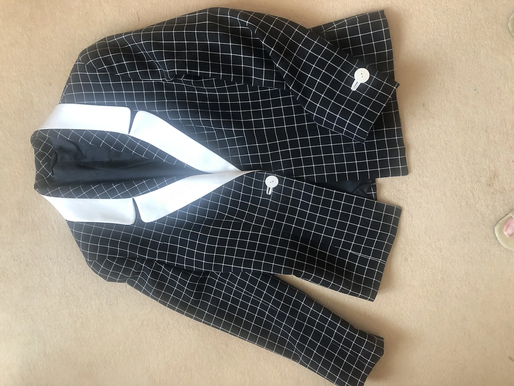 Jacke Schwarz Deseinermodell