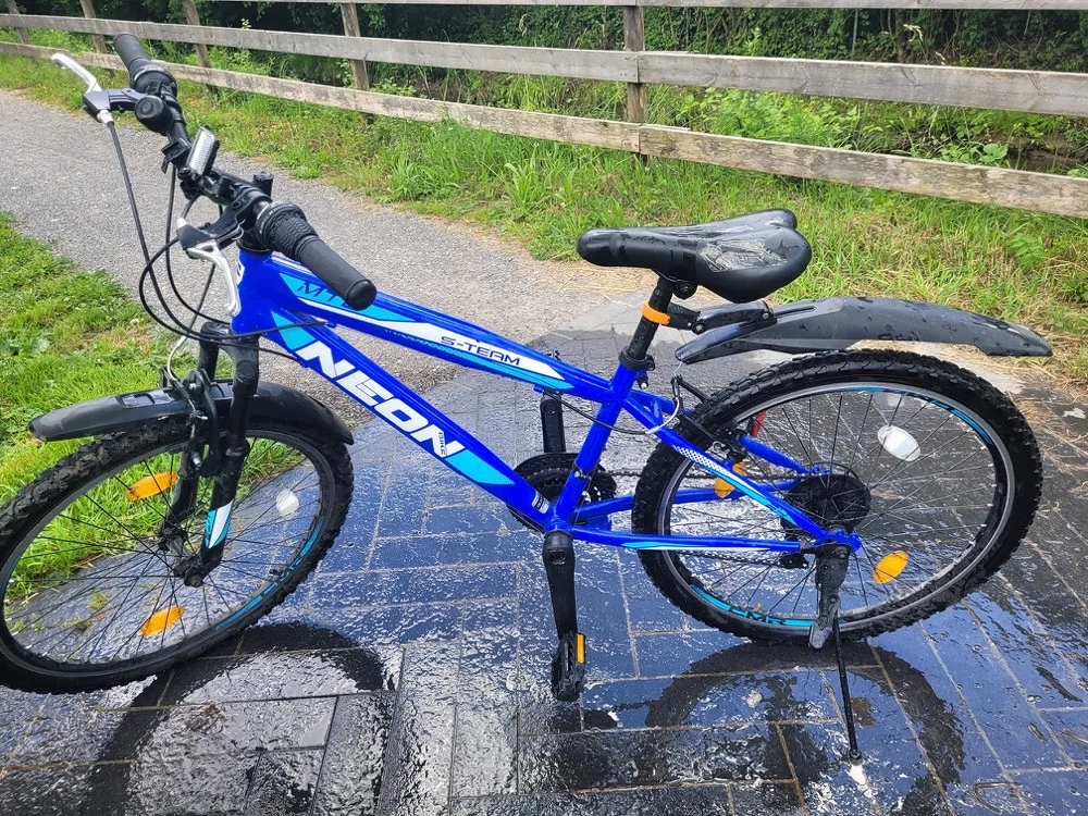 Fahrrad blau