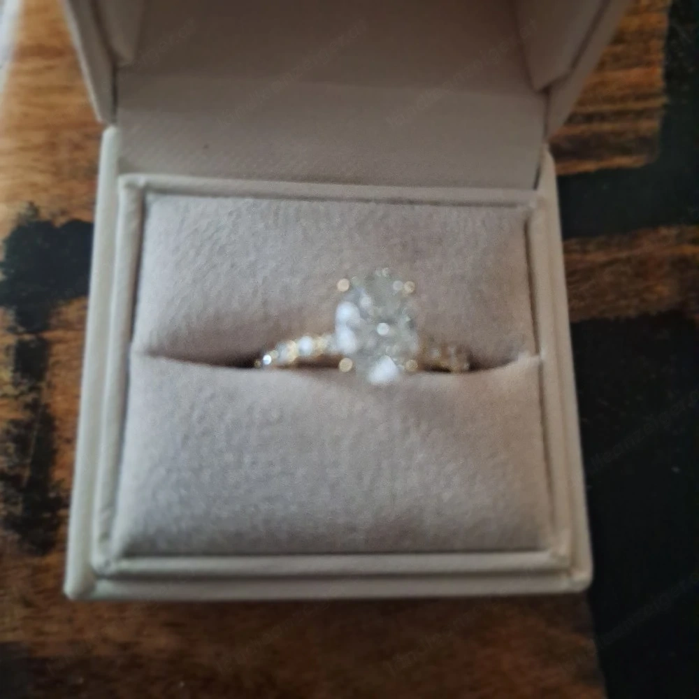 Lab diamantring 