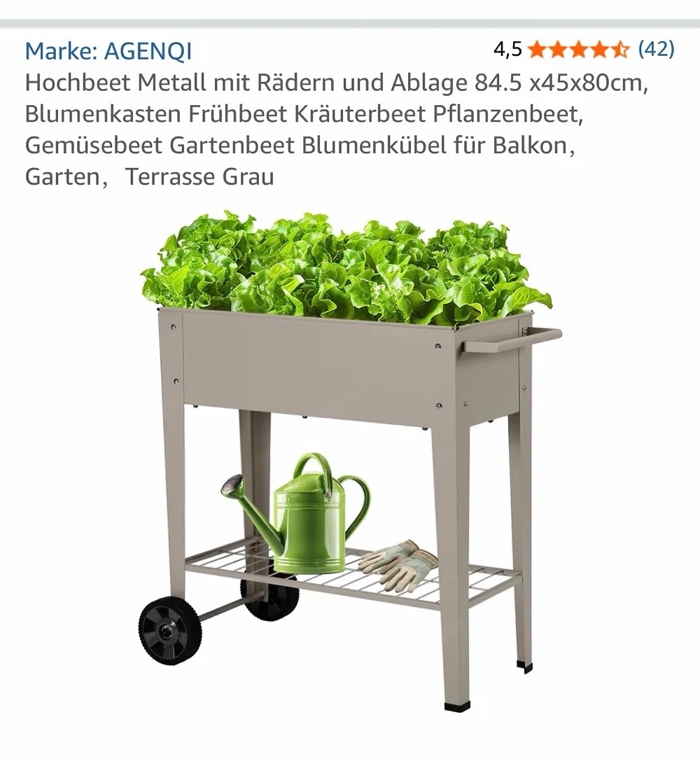 Hochbeet aus Metall