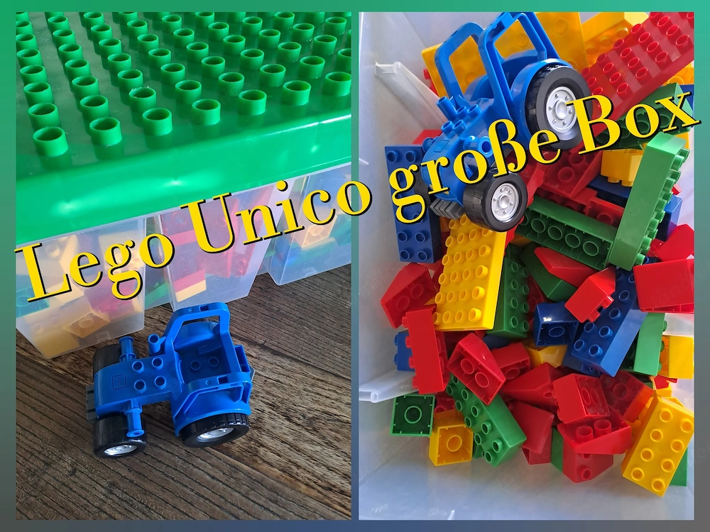 Lego Unico Box groß in tollem Zustand 