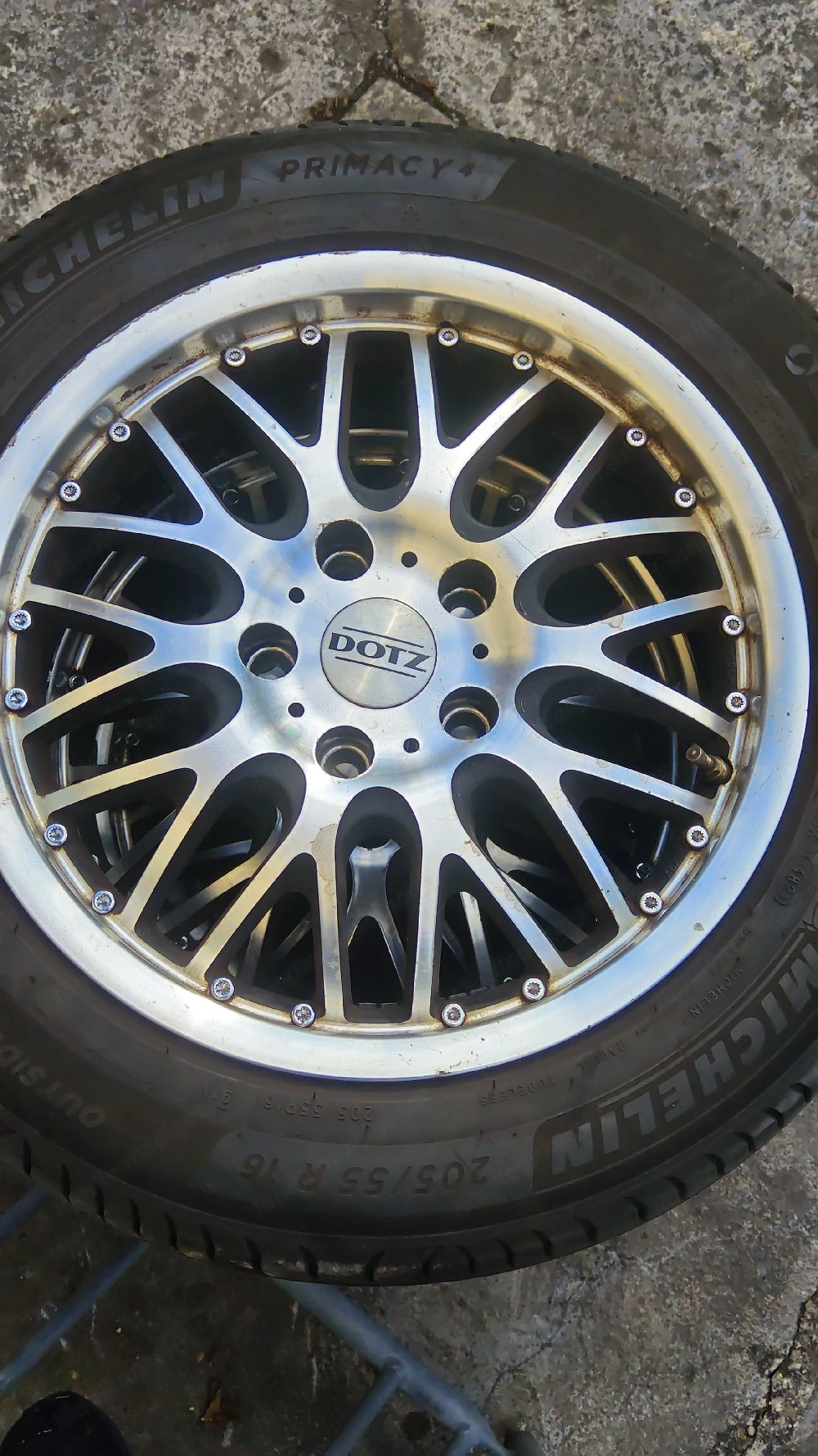 Alufelgen 4 Stück Dotz mit Michelin reifen 205 55 16