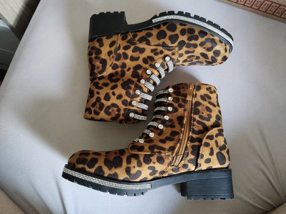 Leopardenstiefel 36